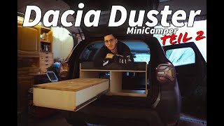 Dacia Duster MiniCamper I Fertigstellung DIY Bett 🔧 [upl. by Niamjneb]