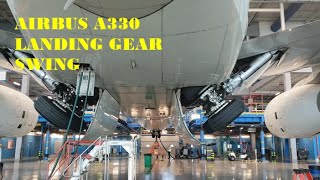 A330 Landing Gear Swing [upl. by Coralie]