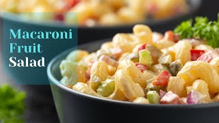 Delicious Macaroni Fruit Salad Recipe A Perfect Blend of Macaroni and Fresh Fruits [upl. by Adnilrev]