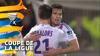 Yoann Gourcuff marque dune MAGISTRALE frappe en lucarne  OLReims 32  181213 18 de finale [upl. by Nolyd]