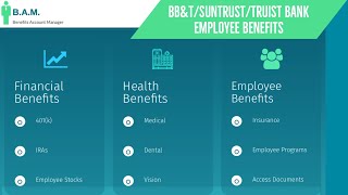 Truist SunTrust BBT Bank Employee Benefits  Benefit Overview Summary [upl. by Gisela]