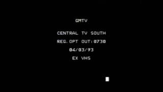 GMTV Central TV South Opt Outs  04031993 [upl. by Sherwood283]