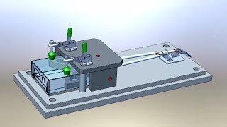 Manual Drill Jig Concept Animation in Solidworks [upl. by Taryn966]