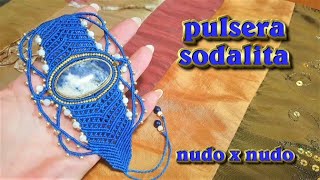 COMO HACER PULSERA MACRAME [upl. by Haram]