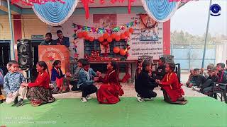 Beautiful Dance performed on occasion of Swarswoti puja at Moonlight School  moonlight [upl. by Sanferd]