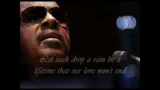 Stevie Wonder  Passionate Raindrops lyrics [upl. by Kciredes]