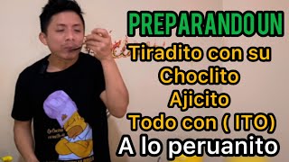 Un tiradito a mi estilacho mas na… tiradito recetas [upl. by Avilo]