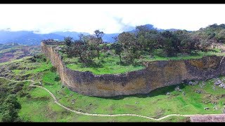 Drone Fight over Kuélap Ruins Walled City in Chachapoyas Peru [upl. by Vidovik]