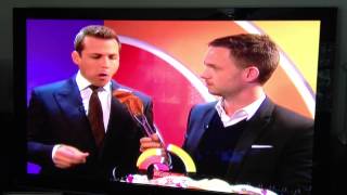 Gabriel Macht and Patrick J Adams On The Today Show July 16 2013  Eating Clip [upl. by Sotos357]