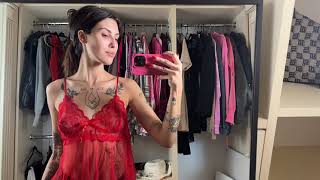 4K TRANSPARENT DRESSES  TRY ON HAUL with Lera Jean [upl. by Saidee886]