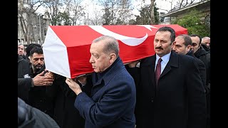 President Erdogan attends the funeral of Turkish academician Alev Alatli in Istanbul [upl. by Conlan]