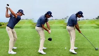 MAX HOMA GOLF SWING 2021  DRIVER SWINGS  SLOW MOTION HD  DTL amp FACE ON [upl. by Nailluj]