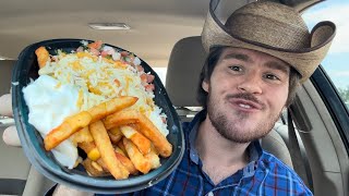 Taco Bell Secret Aardvark Nacho Fries Review [upl. by Walworth912]