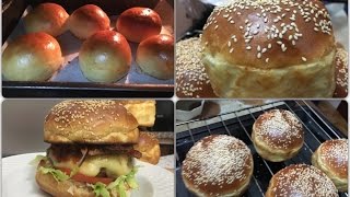 Pan de Hamburguesa con levadura de Panadería Burger Buns paso a paso [upl. by Aynom]