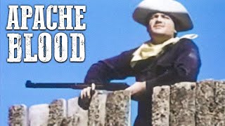 Apache Blood  Full Western Movie  Native Indians  Cowboy Film [upl. by Ahterahs]