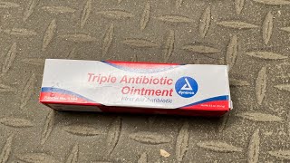 🔴 NEOSPORIN Antibiotic Ointment Cream REVIEW uses for skin  TRIPLE antibiotic ointment [upl. by Onaicram]