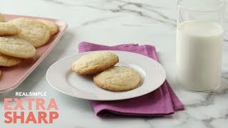 How to Make Chewy Sugar Cookies  Extra Sharp  Real Simple [upl. by Higginson]