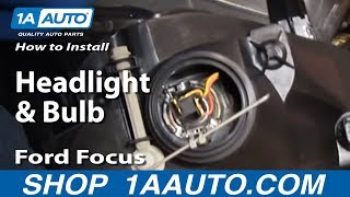 How to Replace Headlights amp Bulbs 0204 Ford Focus [upl. by Oakley671]