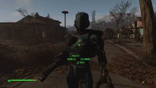 Fallout 4 Assaultron Heavy Footstep SFX Replacer [upl. by Enaz]