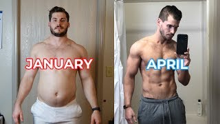 My 3 Month Body Transformation Timelapse 202lbs160lbs [upl. by Nhguavad]