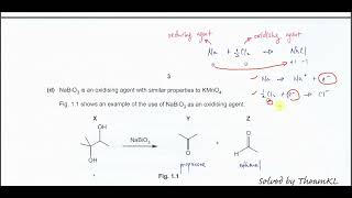 970122FM24Q1 Cambridge International AS Level Chemistry FebruaryMarch 2024 Paper 22 Q1 [upl. by Terb]