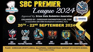 SBC PREMIER LEAGUE 2024  MEN DOUBLE FINAL  FEATHER FIGHTERS VS SBC STRIKERS [upl. by Hodgkinson264]