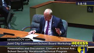 Martin Hyde gives Sarasota County School Board a quotstrong Fquot [upl. by Buke]