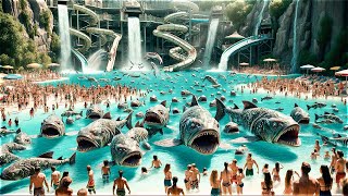 Thousands of Prehistoric Piranhas Invade Water Park Causing Terror and Deaths [upl. by Llennaj]