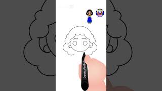 How to Draw Mirabel from Encanto Shorts drawingtutorial drawingforkids chuchutv drawingshorts [upl. by Lali]