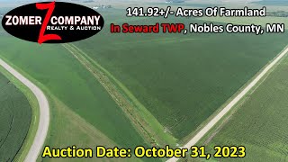 14192 Acres Of Farmland In Seward TWP Nobles County MN Sold At Auction On October 31 2023 [upl. by Sugna146]