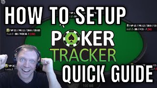 Pokertracker 4  Poker HUD Setup  QUICK GUIDE [upl. by Hootman]