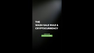 The Wash Sale Rule amp Cryptocurrency [upl. by Adnahc177]