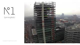 No1 Spinningfields construction timelapse [upl. by Raimundo]