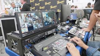 Behind the Scenes Streaming HUB at the 2018 NAMM Show by Datavideo [upl. by Enilegnave]