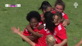 Taça de Portugal Feminina SL Benfica 4  0 Valadares Gaia FC [upl. by Atrebor949]