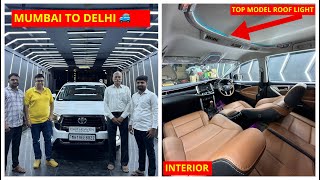 Innova Crysta 2023 Mumbai से Delhi आना हुआ वसूल ✅ 🧠  Toyota Innova Crysta Modified OEM Roof Light [upl. by Araccat]