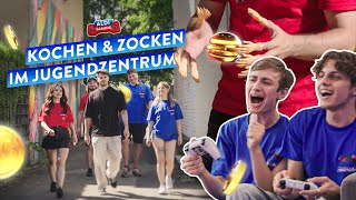 ALDIGÖNNT KochduellRevanche im Jugendzentrum I Noway4u vs GustafGabel I ALDI Gaming [upl. by Savory]