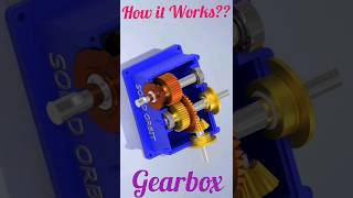 How Gearbox Works  Gearbox Animation  shorts animation [upl. by Yllib]