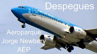 Plane Spotting  Despegues  Aeroparque Jorge Newbery  Buenos Aires  AEPSABE [upl. by Essinger99]