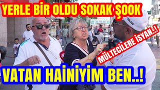 VATAN HAİNİYİM BEN DİYE BAĞIRDI MÜLTECİLERE SERT İSYAN SOKAKTA KIYAMET KOPTU [upl. by Yborian]