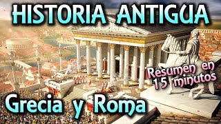 Resumen HISTORIA ANTIGUA  Grecia y Roma Documental [upl. by Acyssej477]