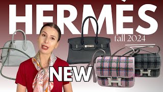 NEW Hermes Fall Winter 2024 Bags 🤩 Volynka Bolide Shoulder Birkin 29 Monotone Constance Verrou [upl. by Swec477]