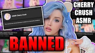 Cherry Crush ASMR BANNED from YouTube  ASMR Drama [upl. by Imnubulo]