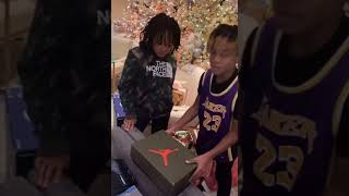 Offset children opening their expensive gifts on Christmas ft Cardi B [upl. by Livi]