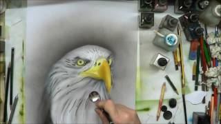 Airbrush Weißkopfadler Teil 3 [upl. by Enneicul]