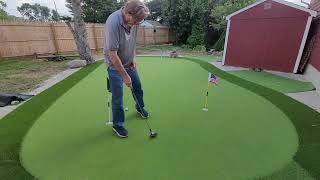 Putting on Star Pro Greens backyard Green [upl. by Casavant]