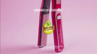 Tescom Argan Straightener NTIR1805  Catokan Rambut Basah amp Kering [upl. by Ulphia]