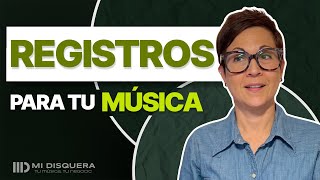 Estos son TODOS LOS REGISTROS que necesitas para tu música [upl. by Andromada497]