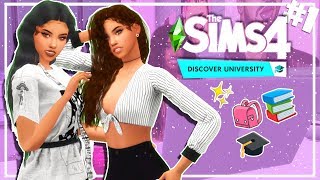 TWINS UNIVERSITY LIFE 1  The Sims 4 Discover University [upl. by Anaela]