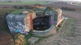 Drone DJI Phantom 3 Pro  WW2 Nazi Atlantic W [upl. by Rebmyk]